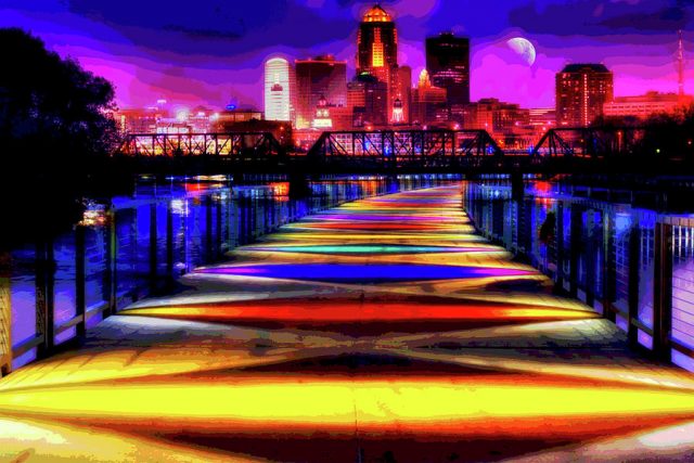 des-moines-grays-lake-bridge-cityscape-mary-clanahan